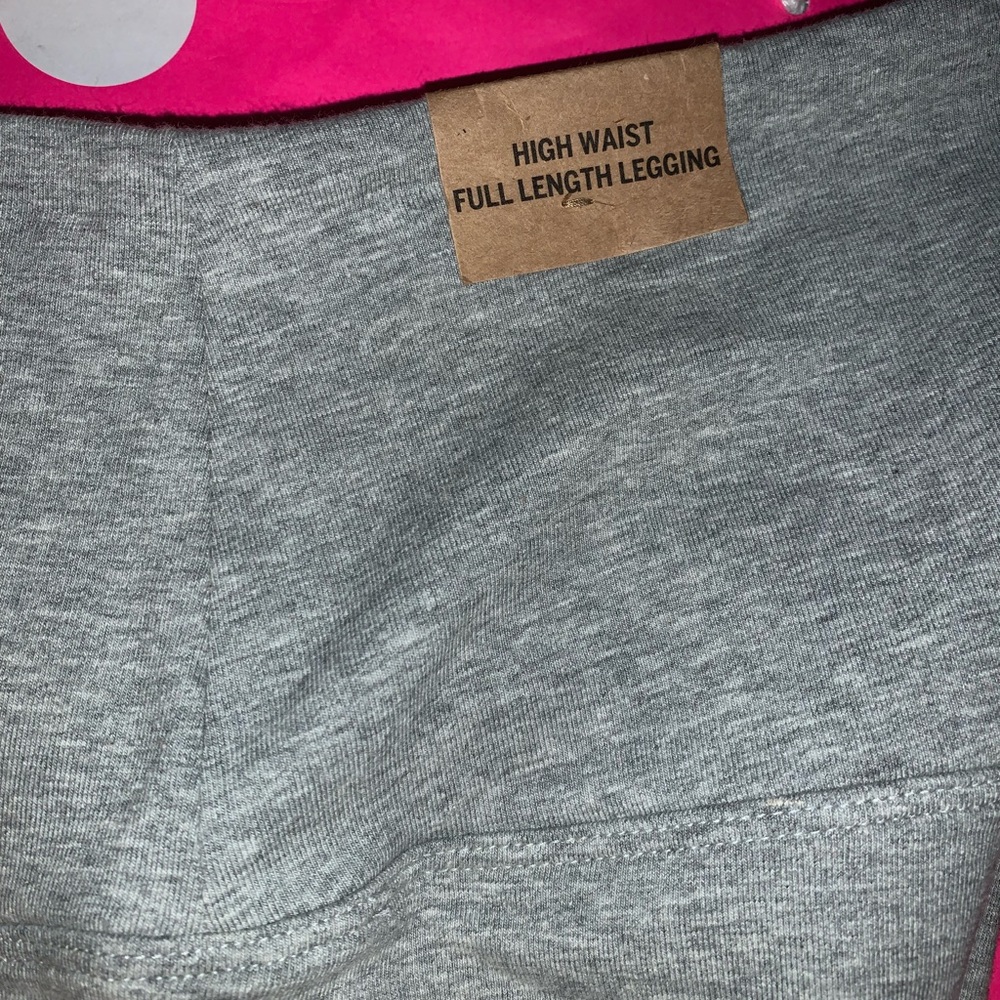 NEW VS PINK size XS Neon Tie Dye Logo High Waist Full Length Legging. - Picture 3 of 11